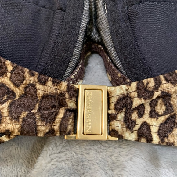 Zimmerman Animal Bikini Swimsuit Top Size 2 US M Cup AB - Picture 4 of 6